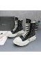 Rick Owens Drkshdw Abstract High Top In Black Sneakers
