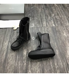 Rick Owens Fogachine Men's High Top Sneakers In Black