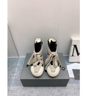 Rick Owens Drkshdw Jumbo Puffer Wide Lace Sports Ankle Sneakers