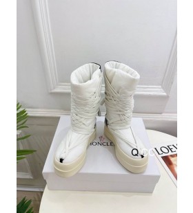 Rick Owens Moncler Bigrocks White Snow Boots