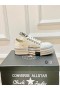 Rick Owens Drkshdw DBL Drkstar OX X Tênis Converse Em Natural/Marfim