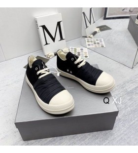 Rick Owens Drkshdw SS25 Wrap de Baixo T&Atilde;&ordf;nis Preto/Leite/Jeans Overdyed