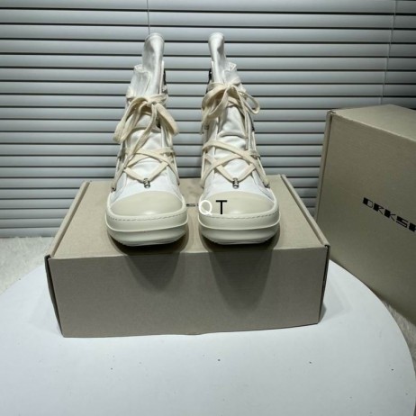 Rick Owens Drkshdw Ss25 Hollywood Hexa Settenkedik Fehér 13oz Overdyed Farmer