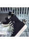 Rick Owens Drkshdw SS25 Hollywood Sneakers Dubh/Bainne/Milk Chanbhás Cadás