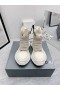 Rick Owens Drkshdw SS25 Hollywood Jumbo Iallacha Teibí Sneakers I Pár/Bainne/Milk Chanbhás Cadás