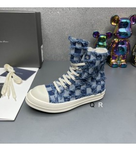 Rick Owens Drkshdw T&Atilde;&iexcl;iplise Sneakers I Dorcha Gorm/Overdyed Denim