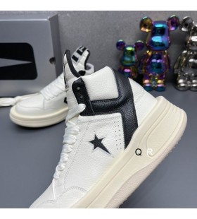 Rick Owens Snakke X Drkshdw Turbowpn I Oyster / Sort Joggesko