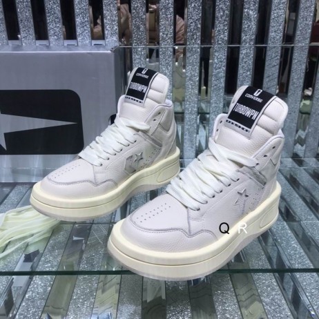 Buty do biegania Rick Owens Drkshdw Turbowpn X Converse kolor Biały/Biały