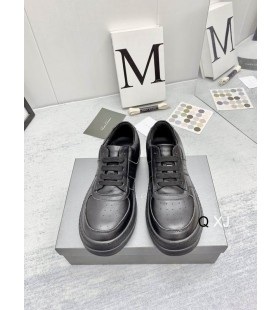 Skórzane Niskie Trampki Rick Owens W Kolorze Czarnym