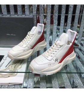 Rick Owens Ss25 Hollywood Geth Alerg&Auml;&fnof;tor &Atilde;Žn Lapte/Rosu Plin De Cereale Din Piele De Vi&Egrave;&rsaquo;el Adida&Egrave;&trade;i