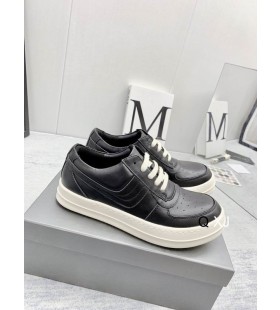 Rick Owens Piele Low Adidasi Negru/Oyster V&Atilde;&cent;nzare