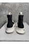 Rick Owens Drkshdw Ss25 Hollywood Abstraktné Žalobníček V Black/Mlieko/Mlieko Bavlna Plátno