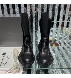 릭 Owens Laceless 부츠 블랙