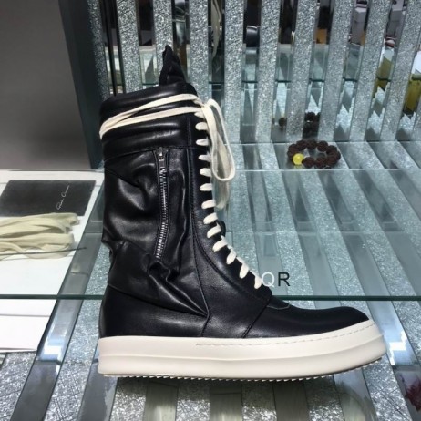 Crne cipele Rick Owens munje i čipka-up