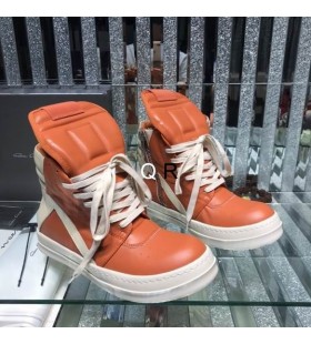 Visoke Tenisice Rick Owens Geobaskets Iz Orange/Mlije&Auml;no-&ETH;&frac14;&Ntilde;&fnof;&Ntilde;&Ntilde;&ETH;&frac34;&ETH;&sup2;&ETH;&frac34;&ETH;&sup1; ko&Aring;&frac34;e
