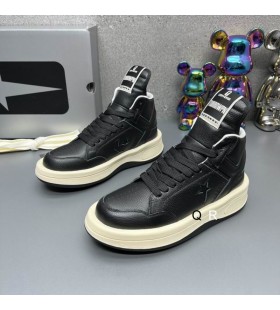 Rick Owens Converse X Drkshdw Turbowpn Ox U Crnim Tenisicama od prirodne ko&Aring;&frac34;e