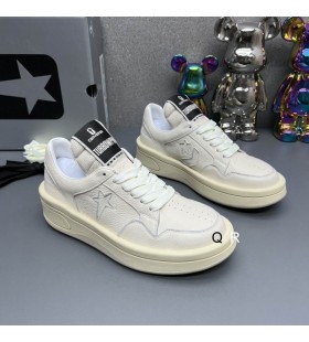 Rick Owens Drkshdw Turbowpn OX X Converse Sneakers I Oyster Full Grain L&Atilde;&curren;der