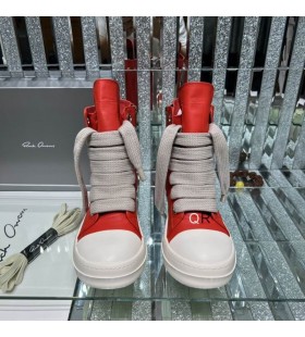 Rick Owens Jumbo Sn&Atilde;&cedil;reb&Atilde;&yen;nd High-Top Sneaker Cherry Red