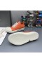 Rick Owens FW25 Concordians Sneakers In Orange/Melk/Melk volnerf rundleer