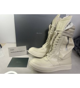 Rick Owens Boots For Women Horsehair Genuine Leather High