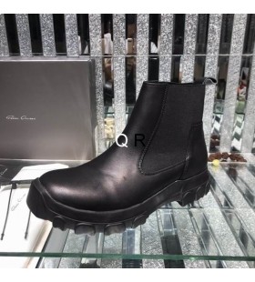 Rick Owens Ss25 Hollywood-Beatle Bozo Traktorit Musta Greywolf Nupukki Saappaat