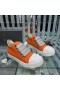 Rick Owens Jumbo Dentelle Faible Baskets Orange/Lait