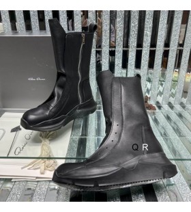 Rick Owens Laceless Stiefel In Schwarz